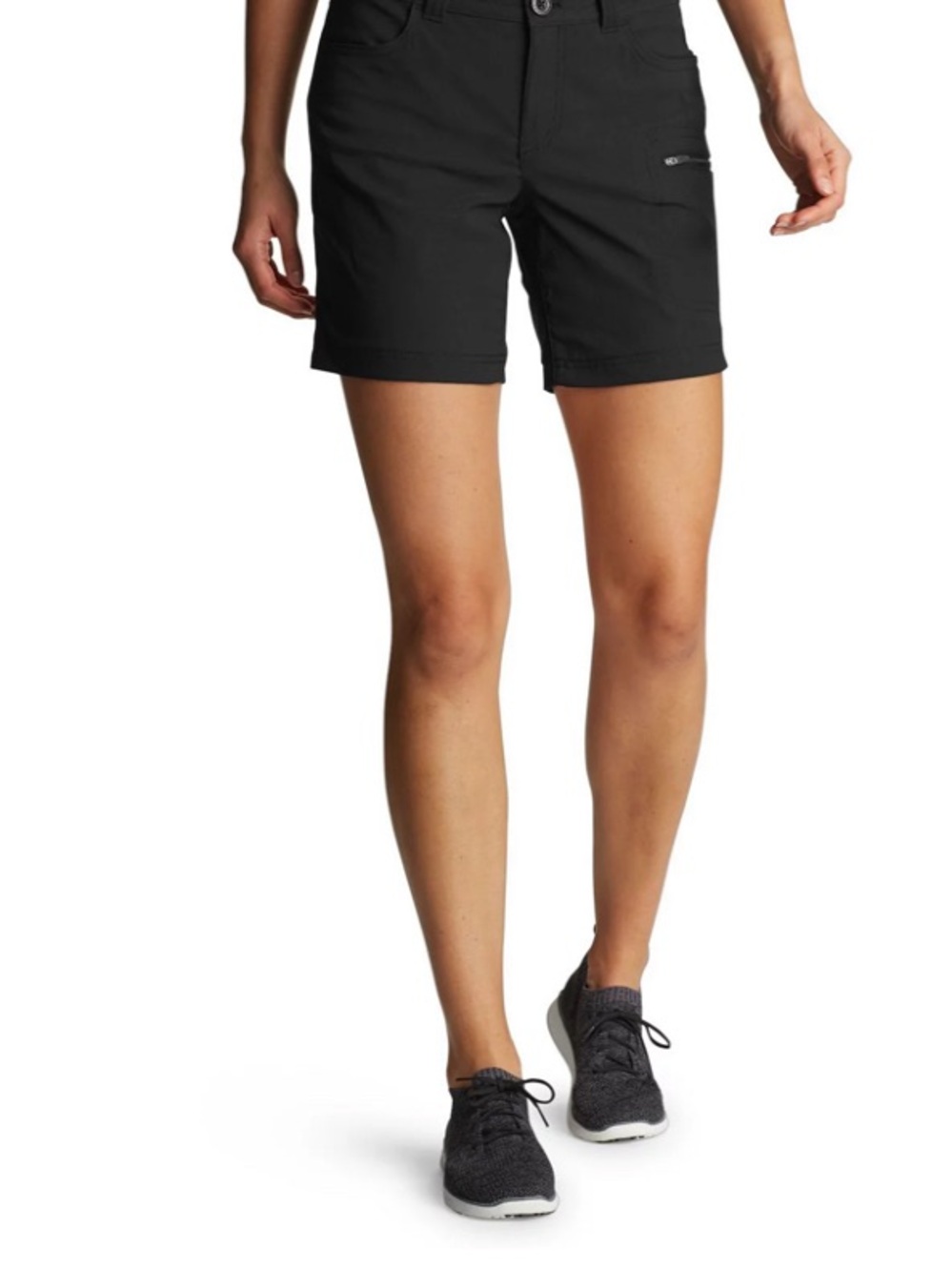 Women's Eddie Bauer Black Rainier Waterproof Active Shorts NWT